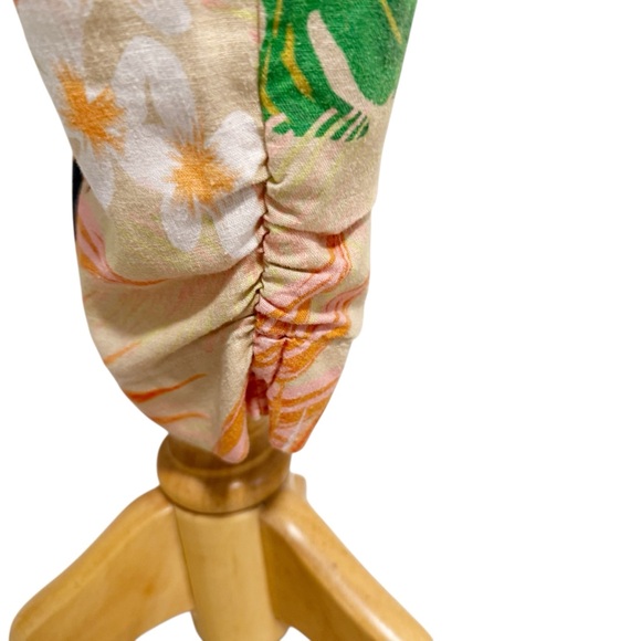 Farm Rio Beach Palm Multi Tropical Jungle linen jumpsuit Medium - Picture 10 of 16